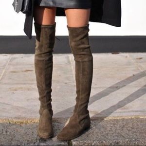 Stuart Weitzman Lowland Olive Green Size 10